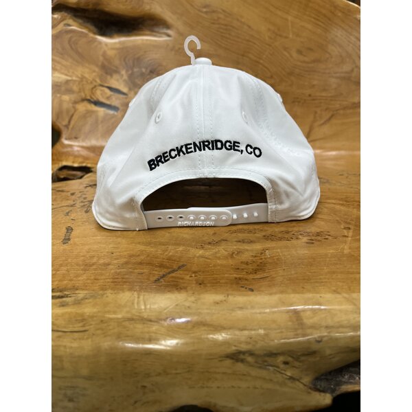 Ouray Richardson - 258 Hat White w/ Black Rope (MA Patch)
