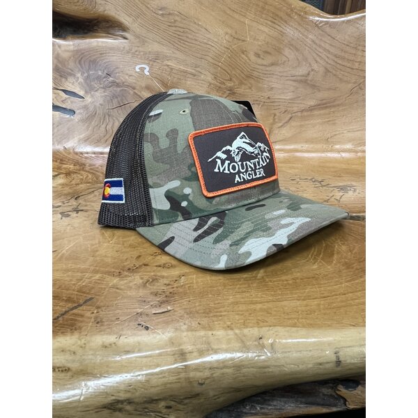 Richardson Richardson - 112PFP Trucker Cap Bark Duck Camo/ Brown (MA Patch)