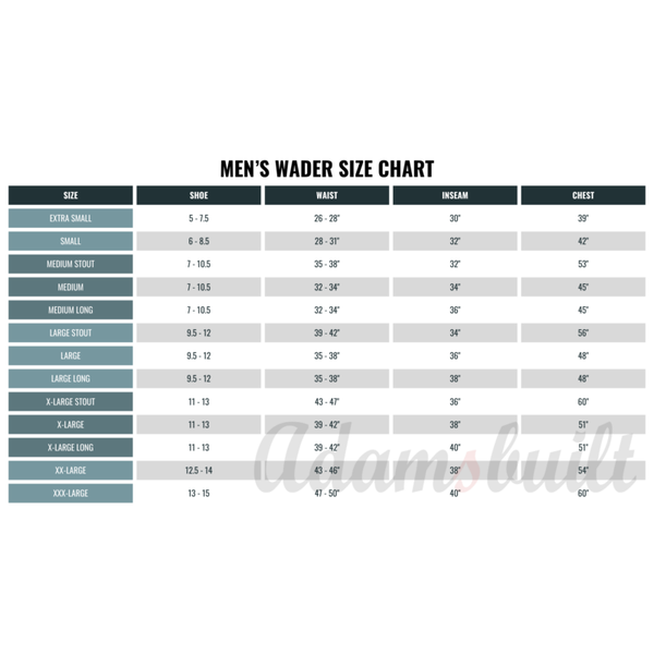 Adamsbuilt Geen River Waist Breathable Wader
