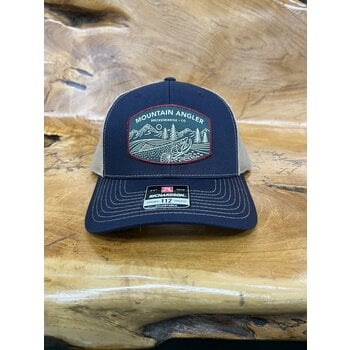 Richardson Richardson - 112 Trucker Cap  Navy/Khaki (Custom MA Logo)
