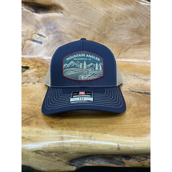 Richardson Richardson - 112 Trucker Cap  Navy/Khaki (Custom MA Logo)