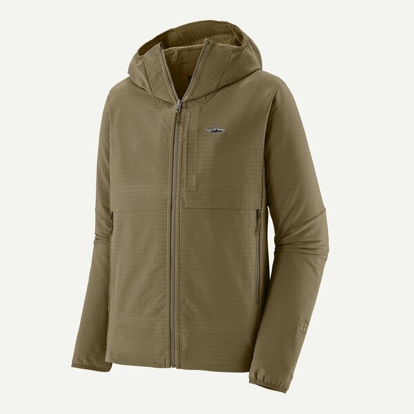 Patagonia  Men's R1 TechFace Fitz Roy Trout Hoody