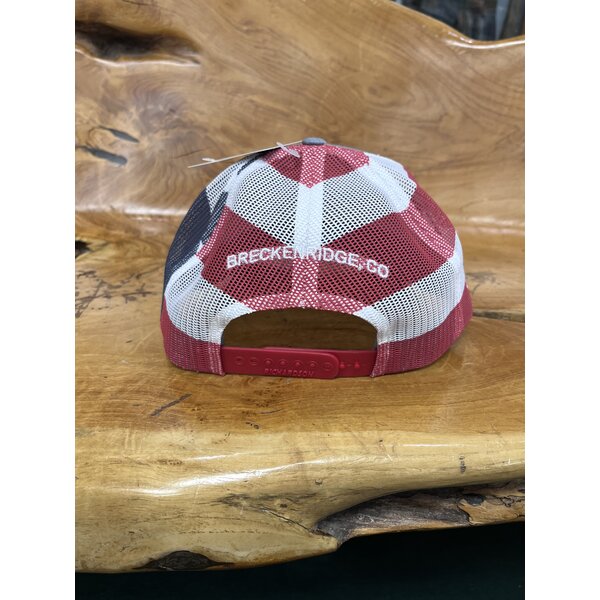 Richardson Richardson - 112PM Trucker Cap Heather Grey / Stars & Stripes