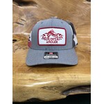 Richardson Richardson - 112PM Trucker Cap Heather Grey / Stars & Stripes