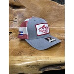 Richardson Richardson - 112PM Trucker Cap Heather Grey / Stars & Stripes