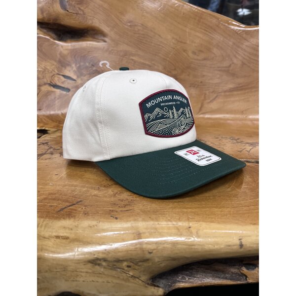Richardson Richardson -  356 Hat Cream/Dark Green (CU MA LOGO)