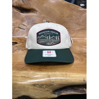 Richardson 356 Hat Cream/Dark Green (CU MA LOGO)