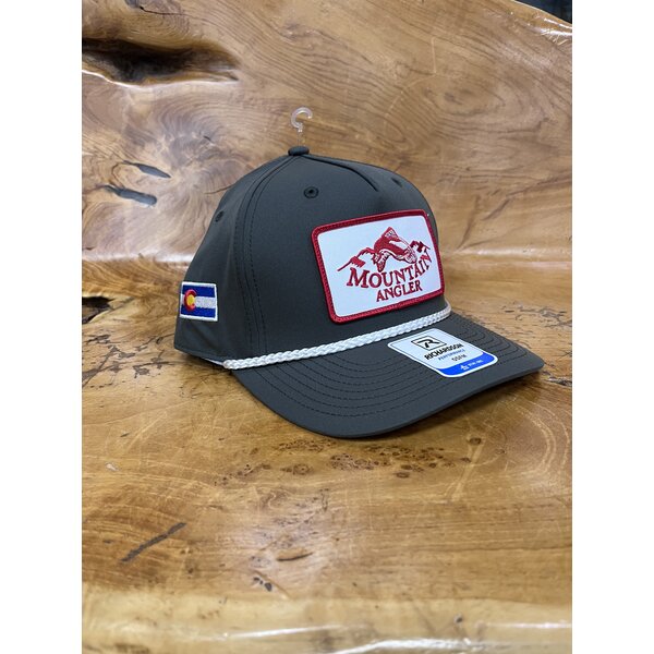 Richardson Richardson - 258 Hat Dark Olive w/ White Rope (MA Patch)