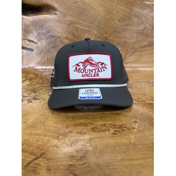 Richardson 258 Hat Dark Olive w/ White Rope (MA Patch)
