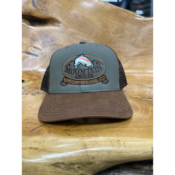 Ouray Ouray- Mid-Pro Olive/Brown Oil Cloth Trucker