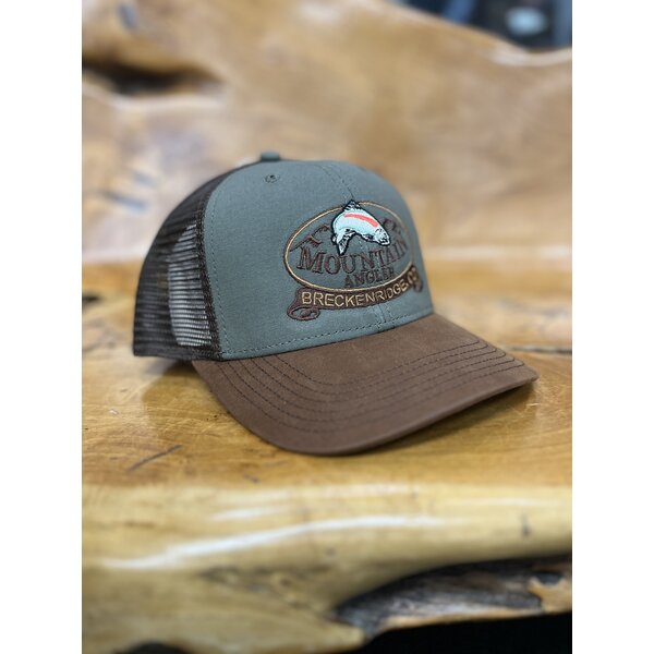 Ouray Ouray- Mid-Pro Olive/Brown Oil Cloth Trucker