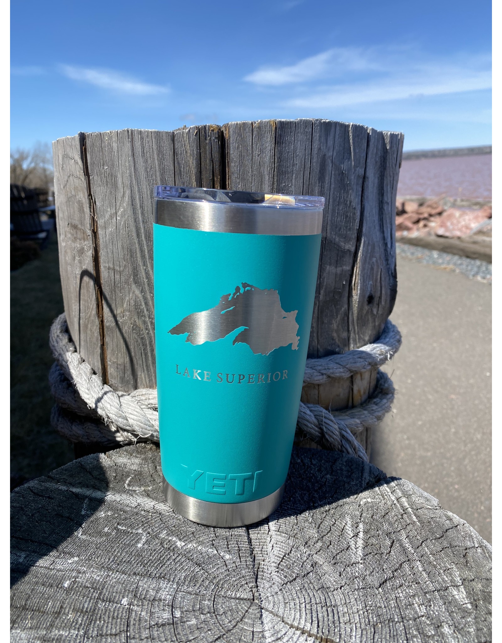 Yeti Rambler 20 oz Lake Superior Tumbler