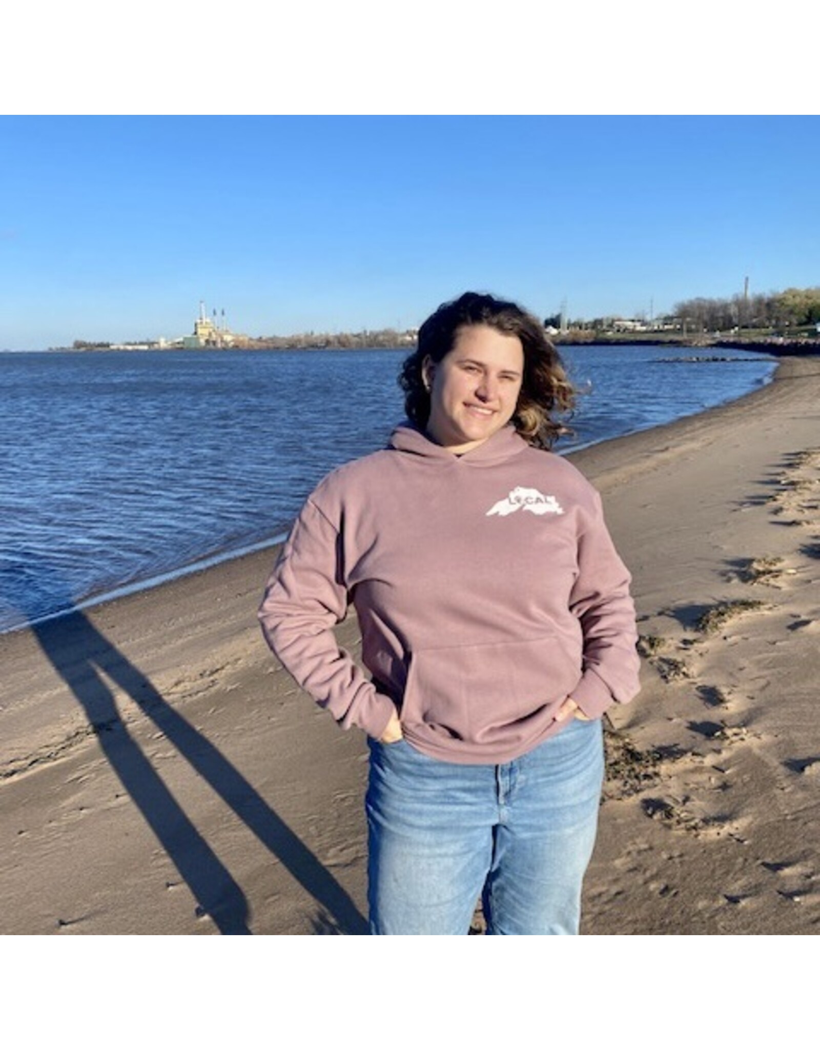 Lake Superior Local Lake Logo Hoodie