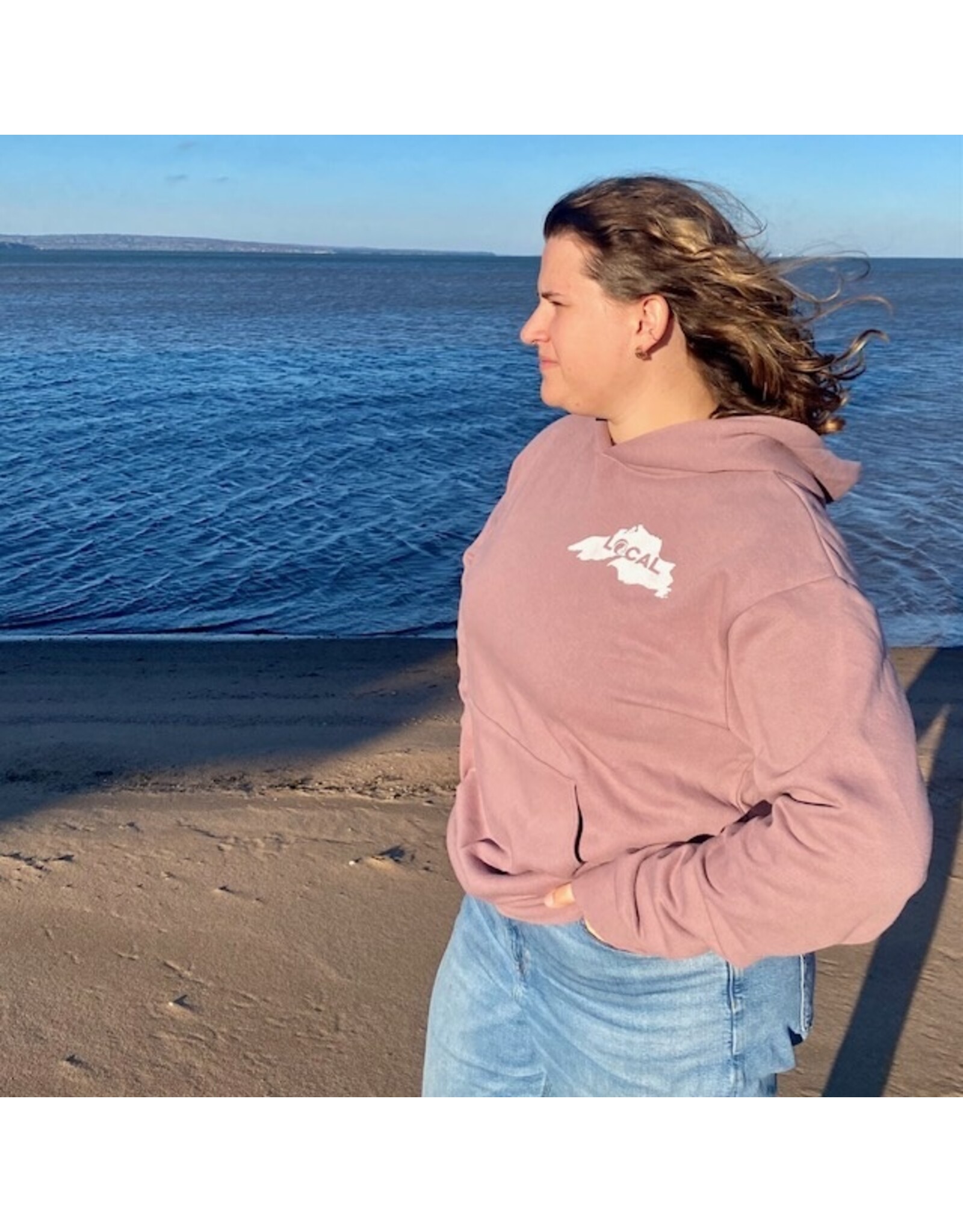 Lake Superior Local Lake Logo Hoodie