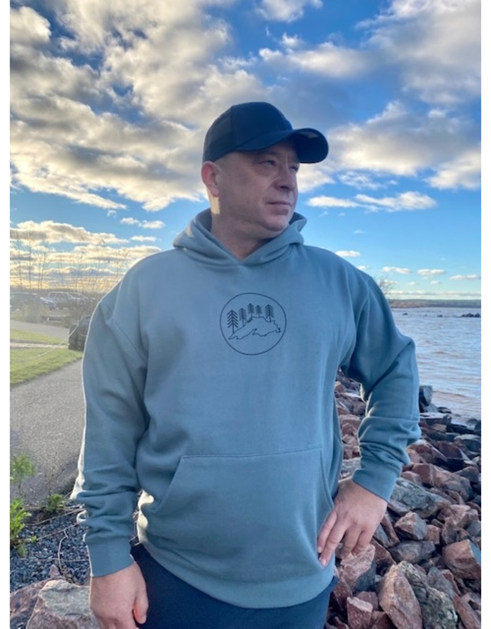 Lake Superior Superior Trees Hoodie
