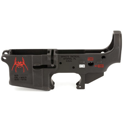 Spike's Tactical Spike's Stripped Lower - Spider MFG# STLS019-CE UPC# 815648021771