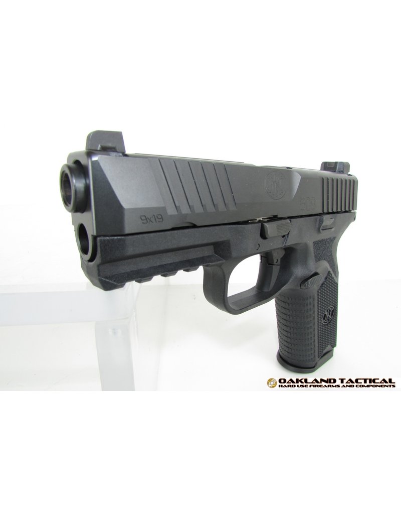 FNH USA FN 509, Semi-automatic, Striker Fired, Full Size, 9mm, 4" Barrel, Polymer Frame, Black Finish, 2-17Rd Magazines, 3 Dot Sights, Non-Manual Safety