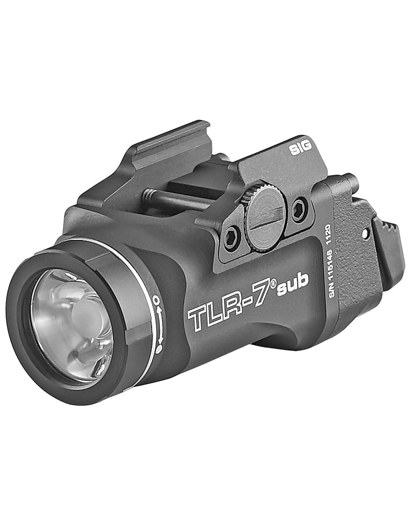 Streamlight, TLR-7 Sub Weaponlight, 500 Lumens, Black, For Sig P365/XL, MFG# 69401, UPC# 080926694019