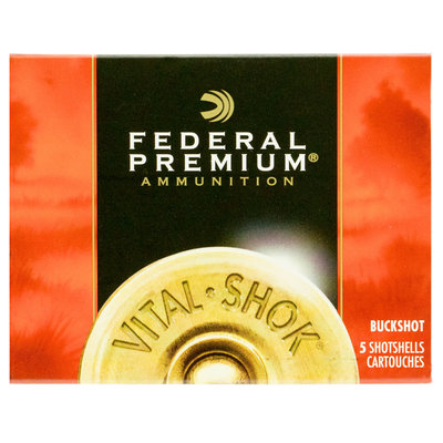 Federal Ammunition Federal Premium Vital-Shok 10GA  3.5 Buck Shot MFG# P108F00 UPC# 029465028343