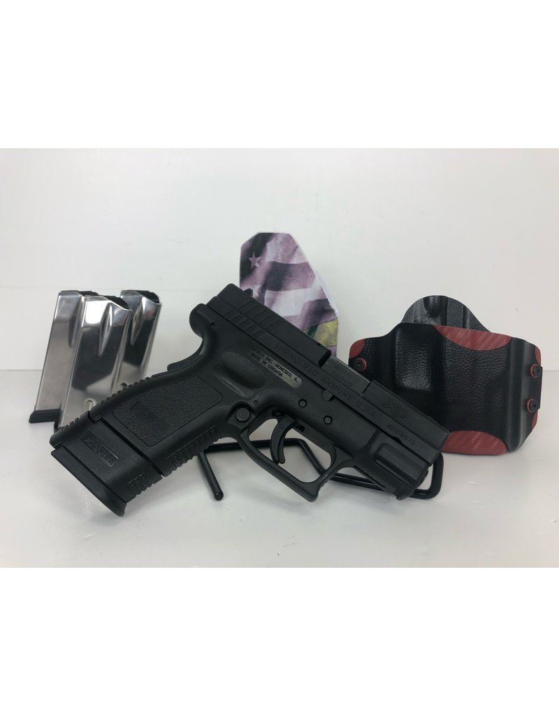 Springfield Armory USA (Pre-Owned) Springfield XD-9 Sub-comp, 4-mags, 2-holsters