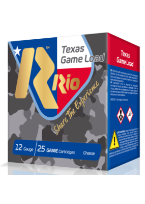Rio Ammunition Top Game Texas Game Load Standard Velocity 12 Gauge 2.75" 1 1/4 oz 7.5 Shot 25 Bx/ 10 Cs