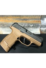 Sig Sauer Sig Sauer, P365, Tacpac, Striker Fired, Semi-automatic, Polymer Frame Sub-Compact, 9MM, 3.1" Barrel, Black Slide, Coyote Frame, XRAY3 Night Sights, Ambi IWB/OWB Holster, 3 Magazines, (2) 12-Round and (1) 15-Round
