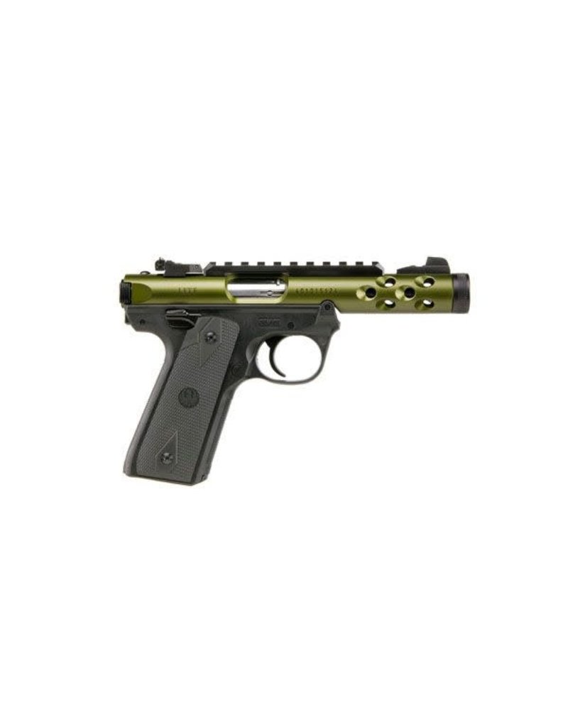 Ruger Ruger Mark IV 22/45 LITE 4.4" 10rd, Green, .22lr Pistol, UPC# 736676439164