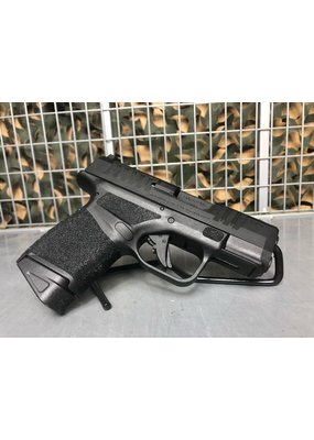 Springfield Springfield, Hellcat, OSP, Striker Fired, Semi-automatic, Polymer Frame Pistol, Sub-Compact, 9MM, 3" Hammer Forged Barrel, Melonite Finish, Black, Textured Grip, Tritium Front Sight, Tactical Rack Rear Sight, Optics Ready, 10 Rounds, 2 Magazines, UPC