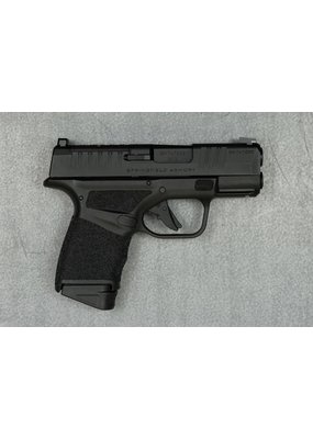 Springfield Springfield Hellcat, OSP, Striker Fired, Semi-automatic, Polymer Frame Pistol, Sub-Compact, 9MM, 3" Hammer Forged Barrel, Melonite Finish, Black, Textured Grip, Tritium Front Sight, Tactical Rack Rear Sight, Optics Ready, 10 Rounds, 2 Magazines, UPC