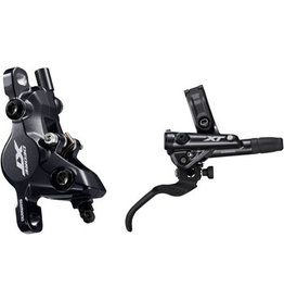 Shimano Deore XT BL-M8100/BR-M8100 Disc Brake and Lever - Rear, Hydraulic, Post Mount, 2-Piston, Black