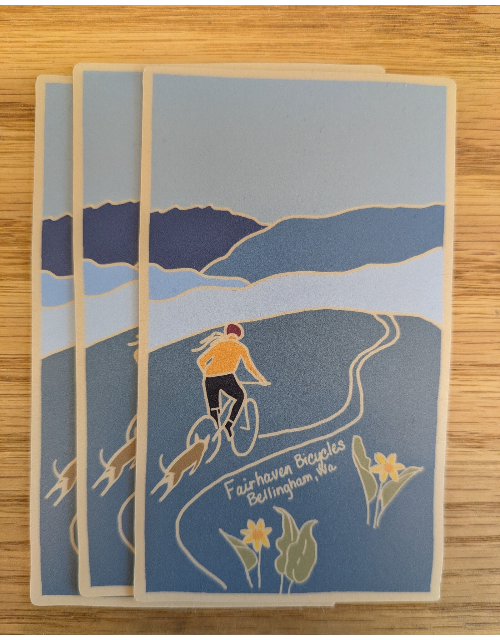 stickers for days Riding with Huck:::WHS Fundraiser Sticker