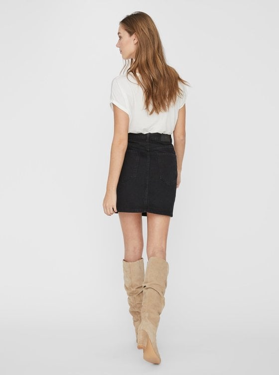 Mavi Bailey Jaquard Denim Skirt