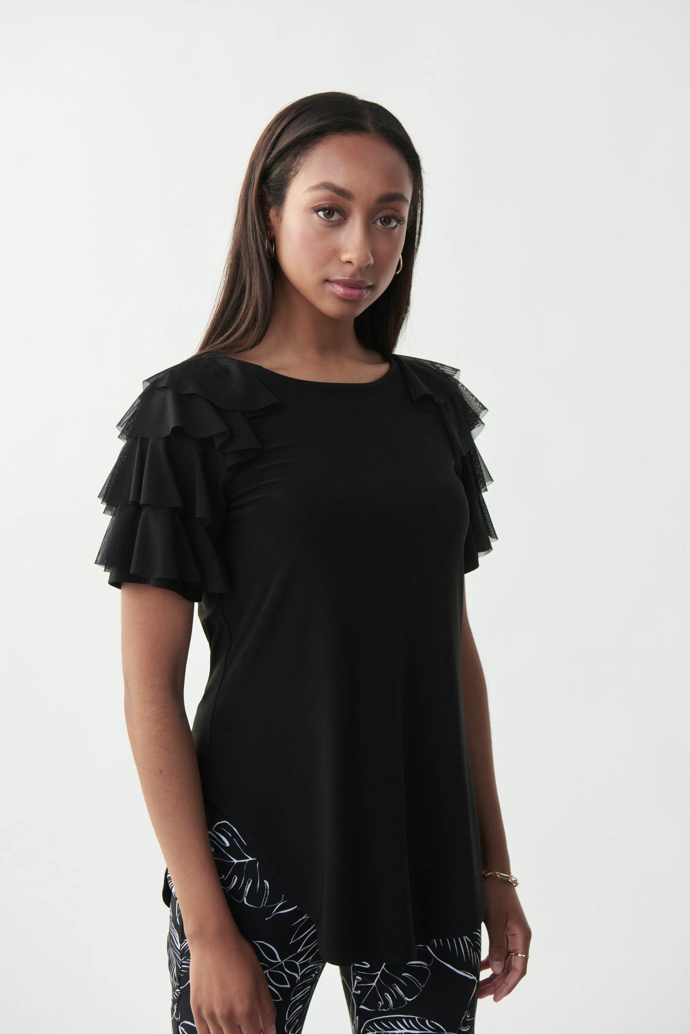 This Trending  Ruffle-Sleeve Top Is a Closet Staple