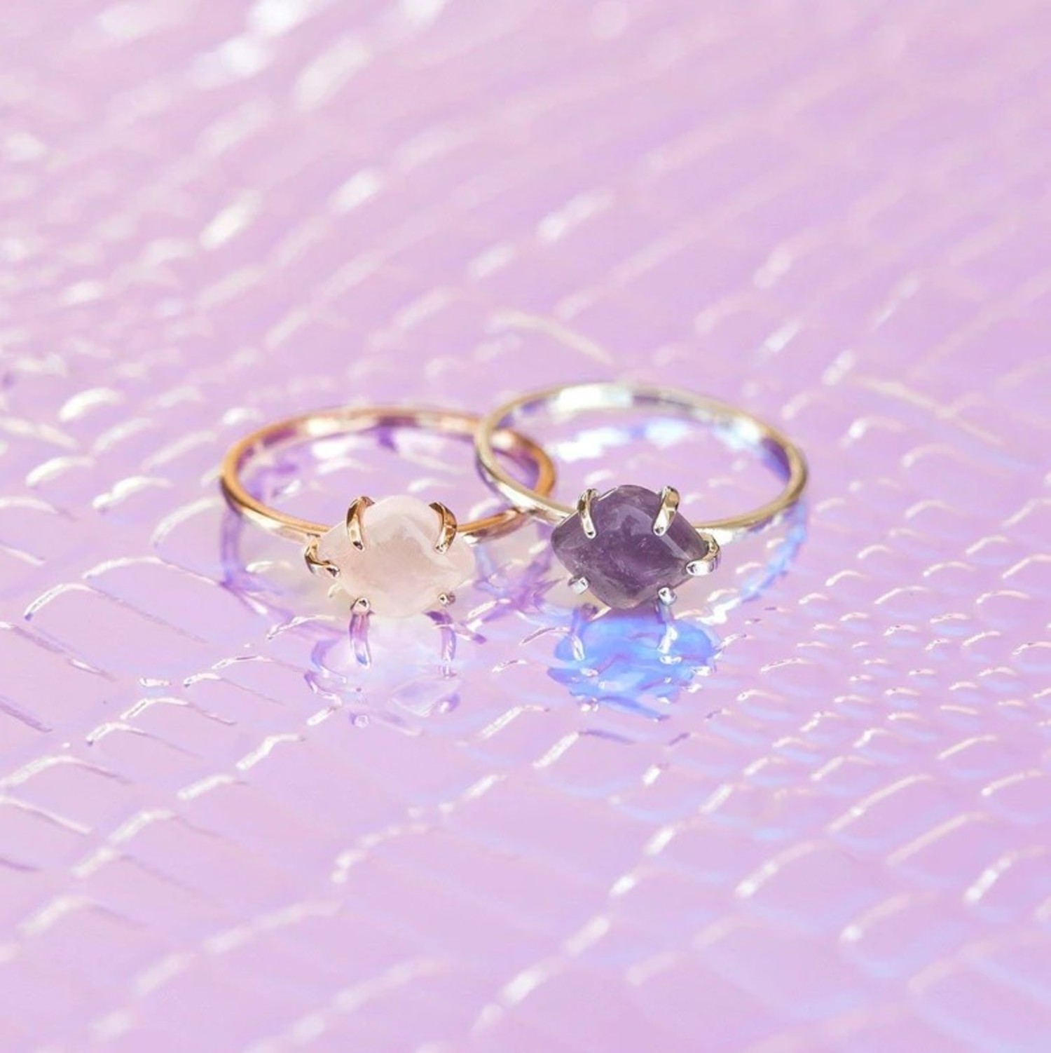 Pura vida raw crystal ring deals