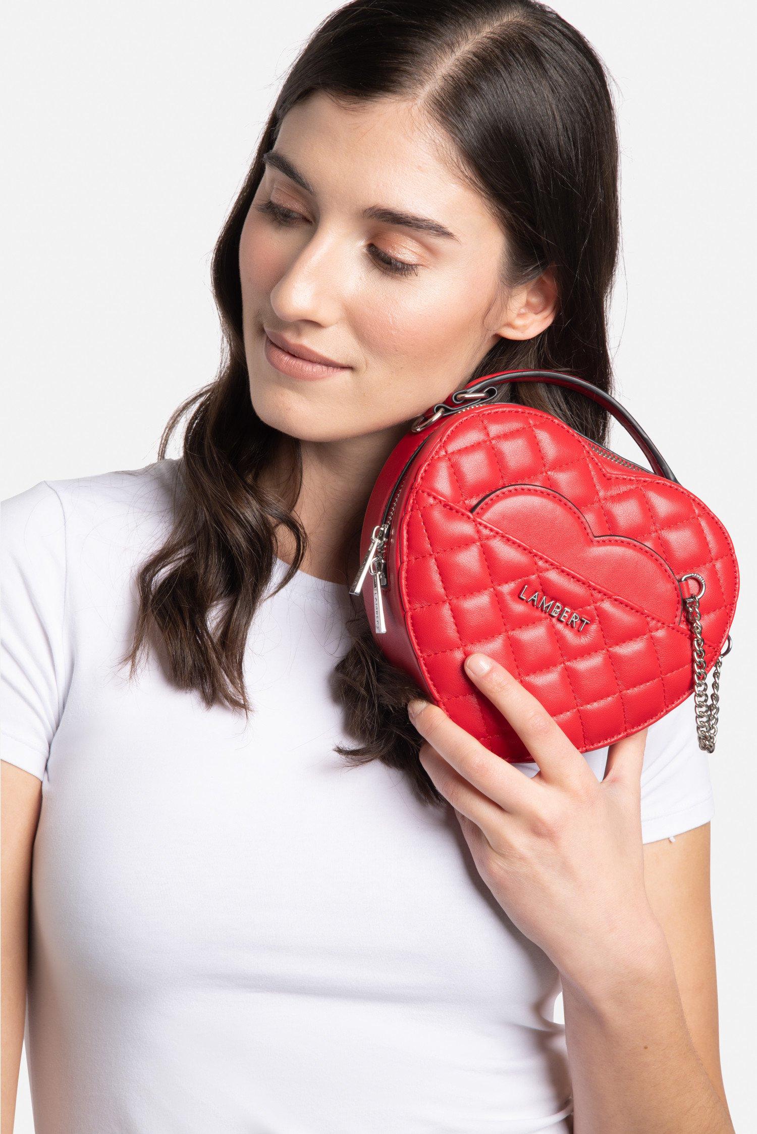 The CAILLI Heart Bag Cherry - KHL CLOTHING COMPANY