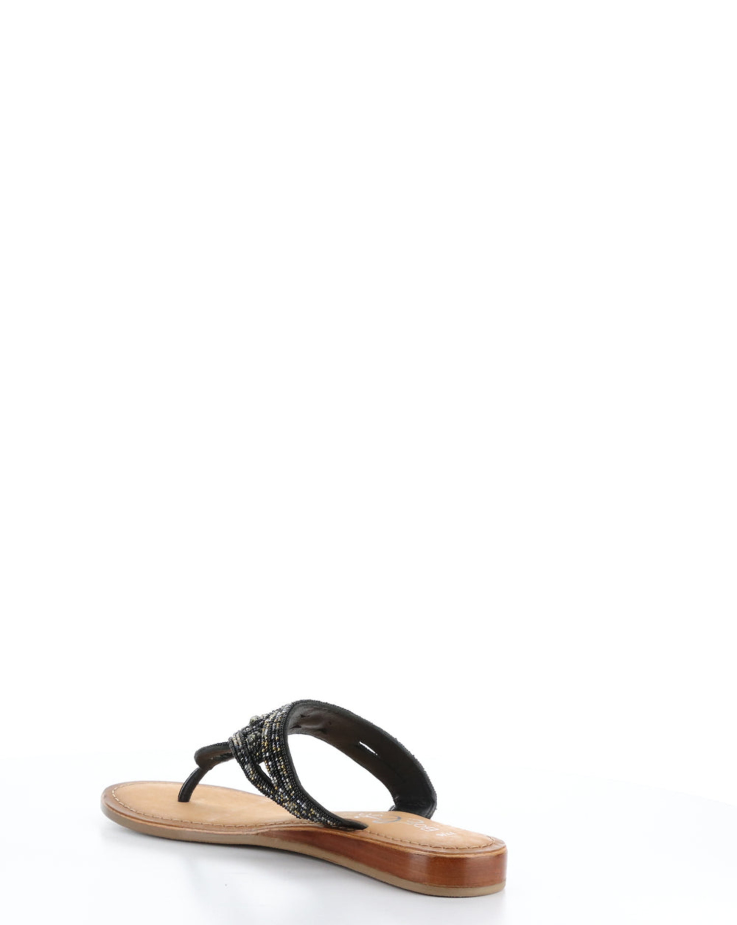 JILLY Black Multi Slip On Sandals KHL CLOTHING COMPANY