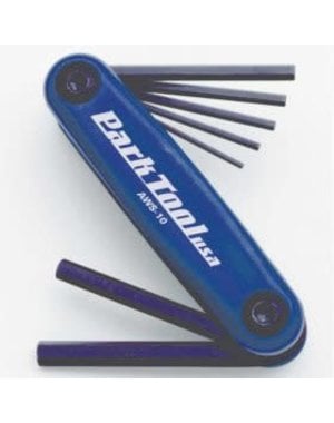 ParkTool Park Tool, AWS-10, Folding hex wrench set, 1.5mm, 2mm, 2.5mm, 3m, 4mm, 5mm and 6mm