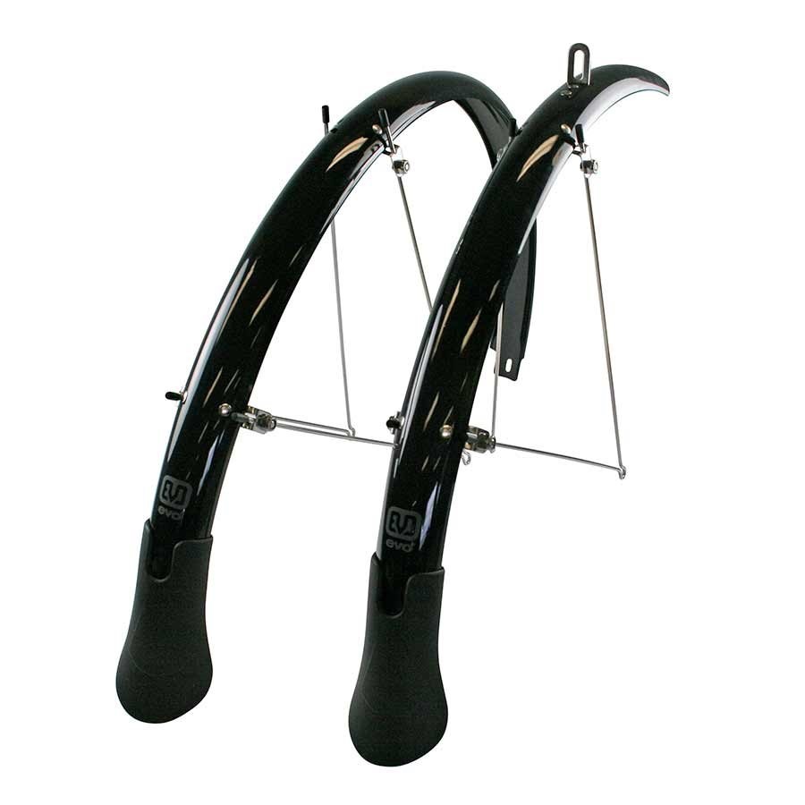 Réflecteur oval noir de garde-boue arrière de vélo