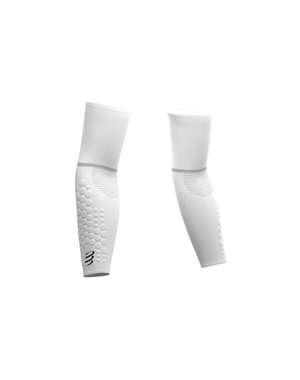  Compressport Manchettes Armforce Ultalight blanc