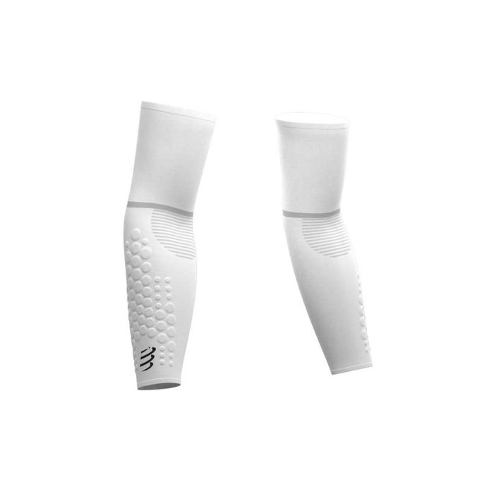 Compressport Manchettes Armforce Ultalight blanc