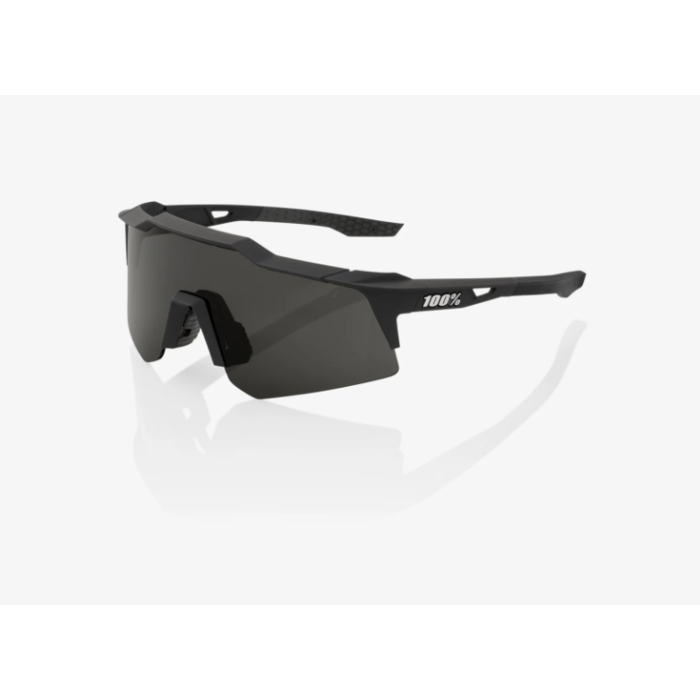 100% Speedcraft XS - Soft Tack black - Smoke Lens