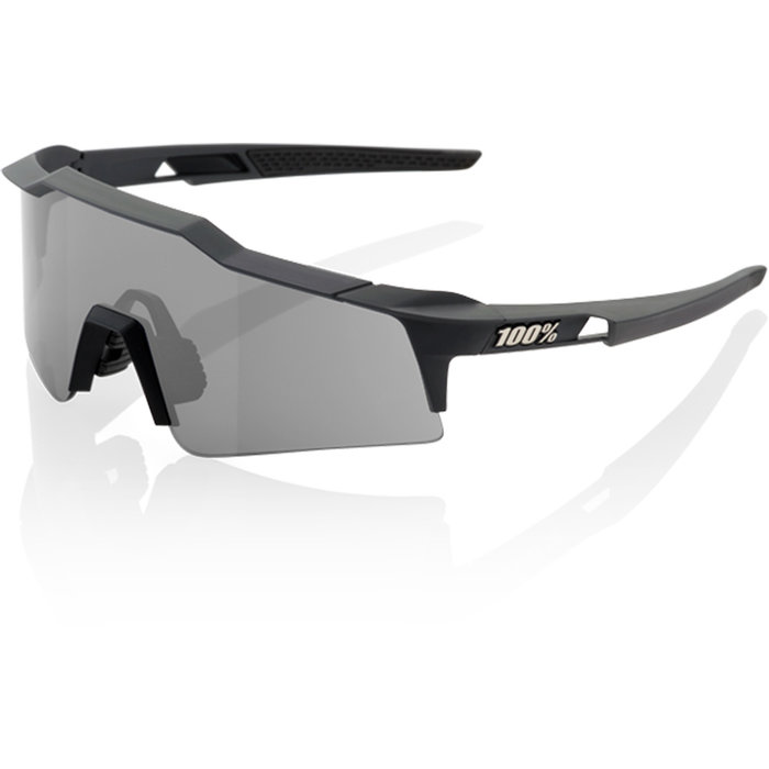 100% Speedcraft SL - Soft Tact Black - Smoke Lens