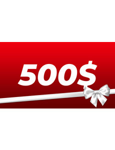  Carte Cadeau 500$