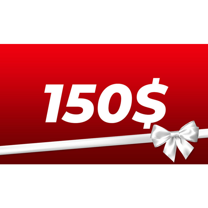 Carte Cadeau 150$