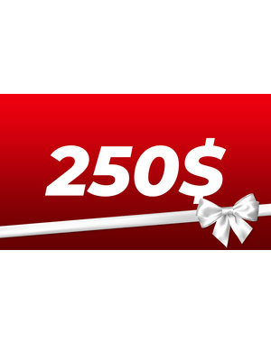  Carte Cadeau 250$