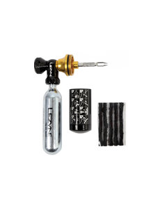  Lezyne, Tubeless CO2 Blaster, CO2 Inflator/Tubeless Repair Kit, Black
