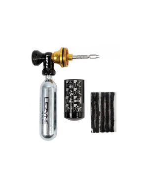  Lezyne, Tubeless CO2 Blaster, CO2 Inflator/Tubeless Repair Kit, Black