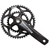 FSA, Tempo Double Adv JIS, Crankset, Speed: 10/11, BCD: 80/110, 30/46, Square, 170mm, Black