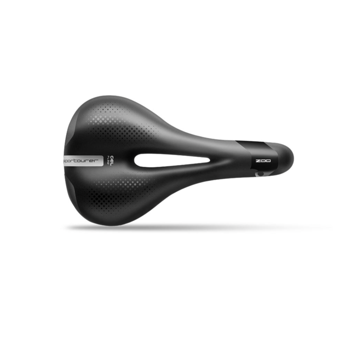 Selle Italia, Zoo Gel Flow, Saddle, Unisex, 364g, Black