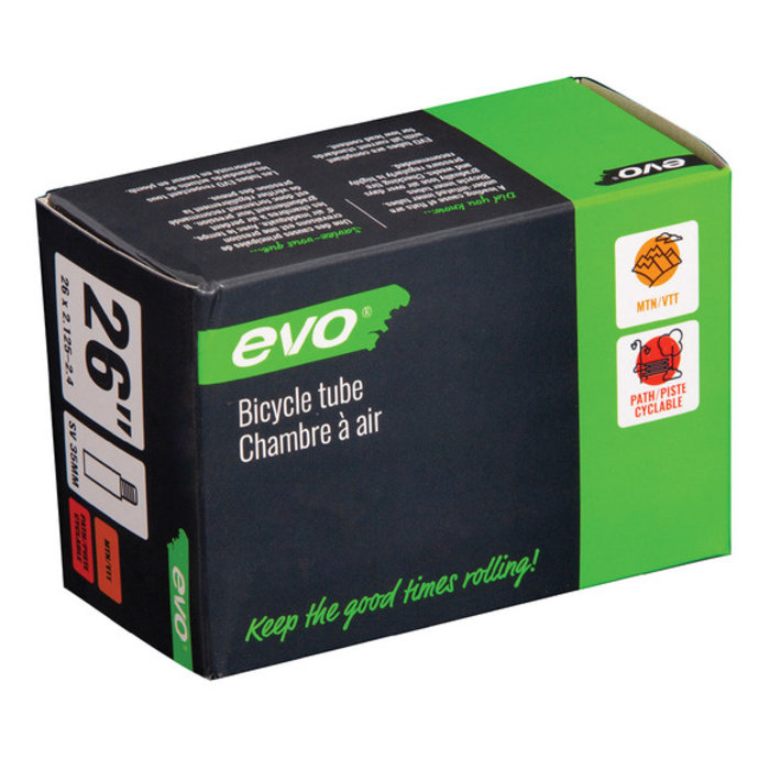 EVO, Schrader, Chambre à air, Schrader,  48mm, 26'', 2.125-2.40
